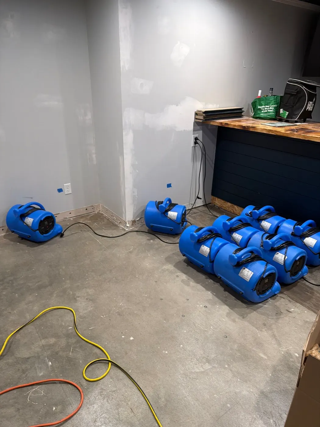 IICRC certified drying setup in Owen County, IN